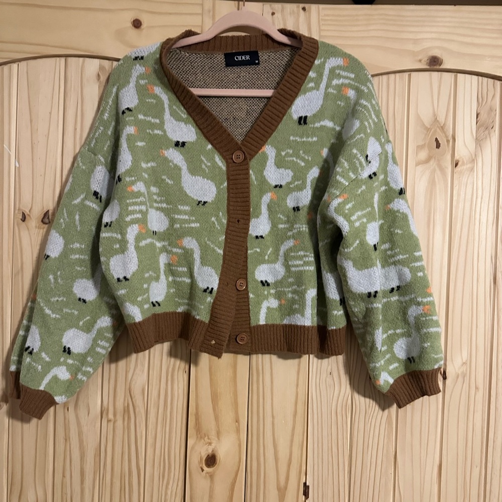 Duck cardigan